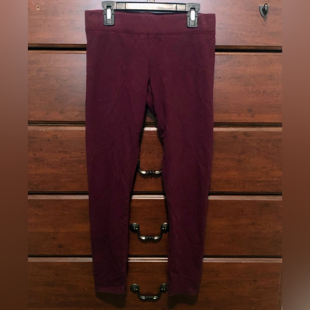 Aerie Burgundy Size Medium Leggings